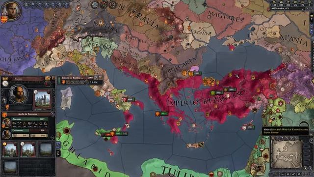 WALKTHROUGH CRUSADER KINGS 2: IMPERIO BIZANTINO EPISODIO 6: EMPEZANDO LOS ASEDIOS смотреть онлайн