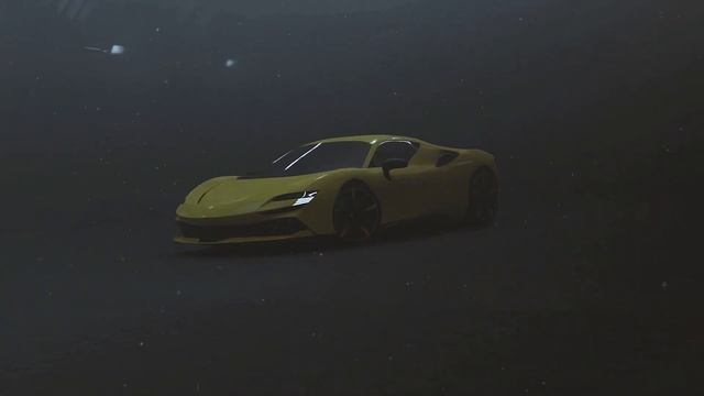 Ferrari SF90 Stradale 2021 animation Blender 3D смотреть онлайн
