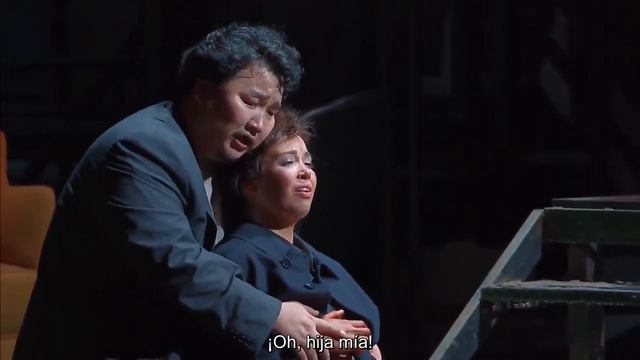 Lassu in cielo (Rigoletto) - Amartuvshin Enkhbat y Nadine Sierra - Subtítulos en español смотреть онлайн