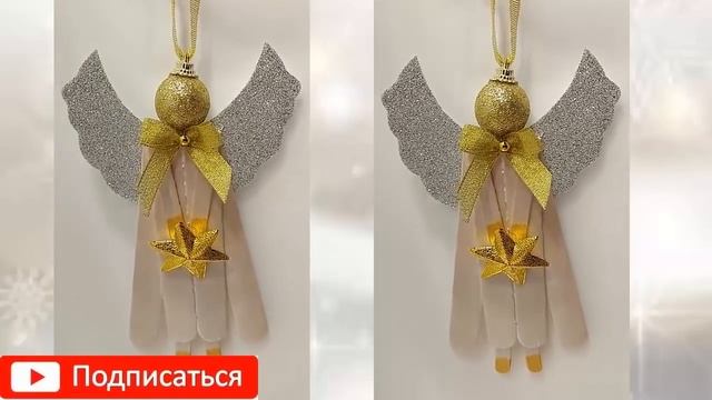 2 ИДЕИ поделок из ДЕРЕВА ПАЛОЧЕК своими руками!ЛЕГКО! ПРОСТО!Подарки Новый год идеи Рождество DIY смотреть онлайн