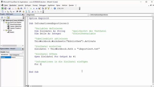 EXCEL VBA Fortgeschrittene #6 - Daten aus Excel in ein TextDokument einfügen / exportieren (OutPut) смотреть онлайн
