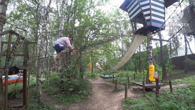 День рождения дочи, отдых в Чехове, парк приключений "Дикие белки", дача. смотреть онлайн