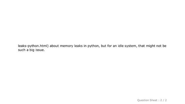 Django : Typical memory usage for Django applications смотреть онлайн