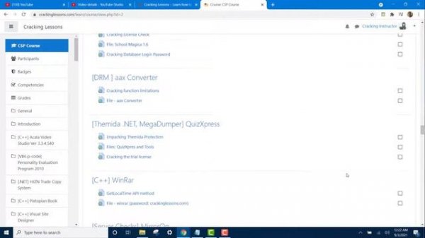 Cracking Software Practicals (CSP) Course Contents
