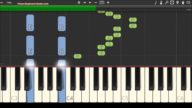 Maroon 5 Don't Wanna Know Easy Piano Tutorial ft. Kendrick Lamar смотреть онлайн