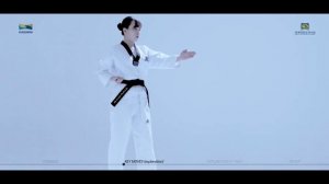 ПХУМСЭ 5 TAEGEUK 5 JANG  TAEKWONDO POOMSAE