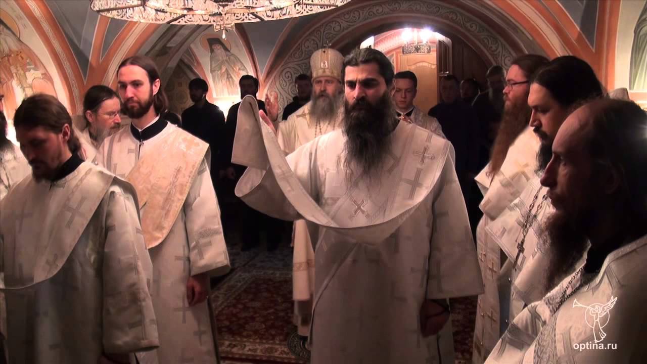 Великое освящение храма в честь архангела Михаила в скиту Оптиной Пустыни смотреть онлайн