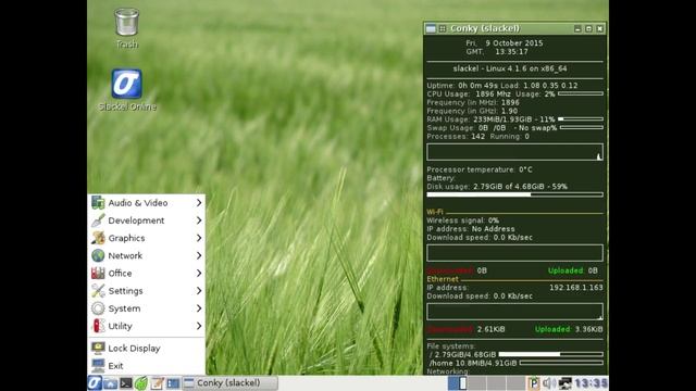 Installing Slackel 6.0.4 "Live OpenBox" 64-bit on CSM BIOS смотреть онлайн