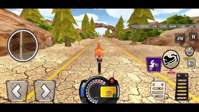 Motocross dirt bike stunt racing offroad- gameplay #1 - android games смотреть онлайн