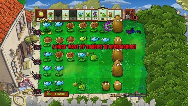 Растения против Зомби на XBOX с Булочкой - Мини-Игры: ZomBotany,Wall-nut Bowling #11 смотреть онлайн