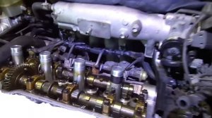 Установка распредвалов на 3S-FE.