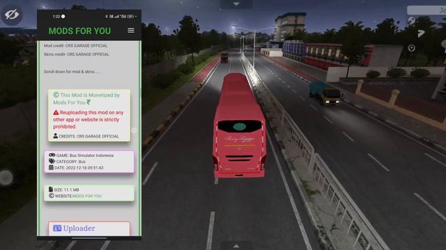VOLVO 9600S B8R MULTIAXILE SLEEPER BUS MOD For Bussid || Bussid Mod ||type tech gaming support || смотреть онлайн
