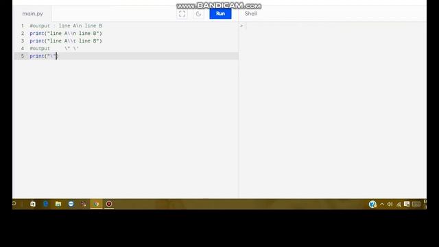 Escape Sequence as a Normal Text :Python tutorial 7 смотреть онлайн