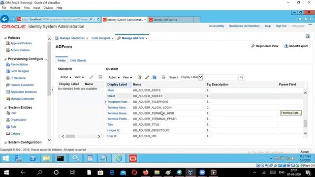 Oracle Identity Manager 11gr2PS3-AD Integration08_Review of Form created смотреть онлайн