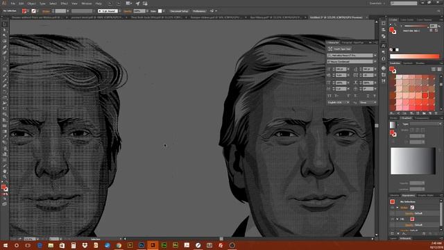 Bitmap Halftone ... in ... Illustrator смотреть онлайн