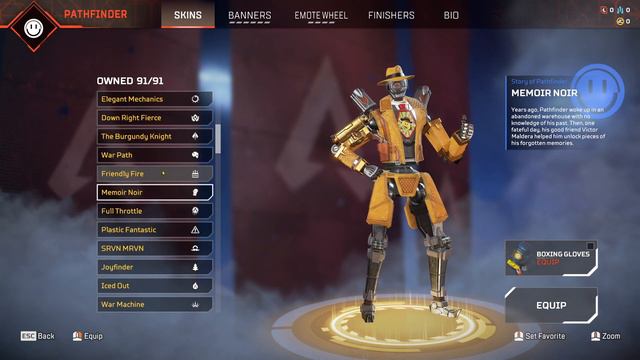 All LEGENDARY Pathfinder Skins from release to season 19 смотреть онлайн