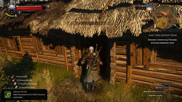 The Witcher 3 ПРОХОЖДЕНИЕ ЗАДАНИЕ Тайна деревни Стежки смотреть онлайн