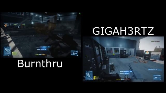 Battlefield 3: 4v4 TWL Squad-Rush /KoS/ vs [MoM] Split Screen Gameplay смотреть онлайн