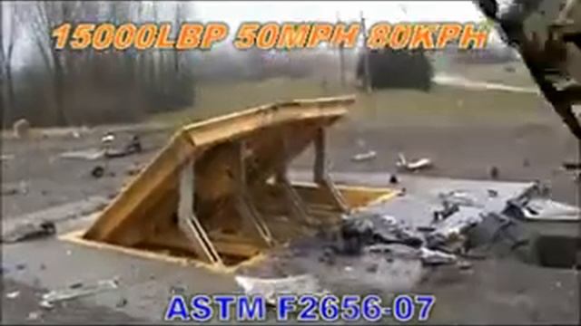 ROAD BLOCKER CRASH TEST ASTM K12 M50 смотреть онлайн