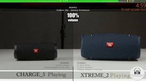 JBL XTREME 2 VS CHARGE 3 :Sound Battle