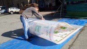 Как ровно одному отрезать поликарбонат для теплицы