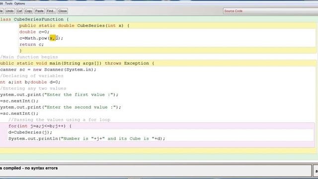 CUBE OF NUMBERS SERIES RETURN FUNCTION || JAVA CLASS by ASHISH смотреть онлайн