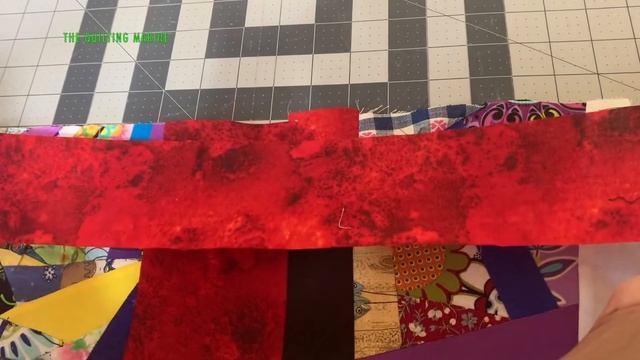 THE QUILTING MARINE - Let's Make An Illusion/Shadowbox Quilt (Part 3) - Adding The Sashing