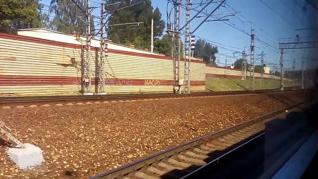 Вид из окна электропоезда Москва 3 - Ярославский вокзал. смотреть онлайн