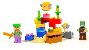 Собираем LEGO Minecraft 21164  Коралловый риф  | Обзор и сборка конструктора Лего
