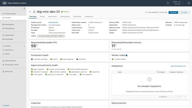 Managing Kubernetes Clusters using VMware Tanzu Mission Control смотреть онлайн