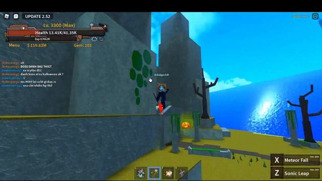 Roblox King Legacy [Update 2_5] Kill Sea King by Devil Fruit Wolf quá dễ bị Sea King đánh смотреть онлайн