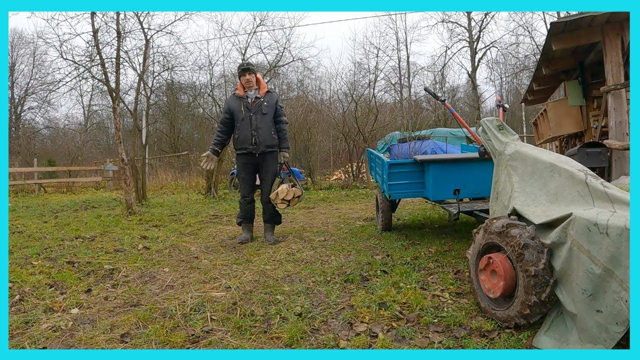 Исправил водопровод, запустили теплый птичник, об отдыхе и "свиньях"! Деревенские будни предзимья! смотреть онлайн