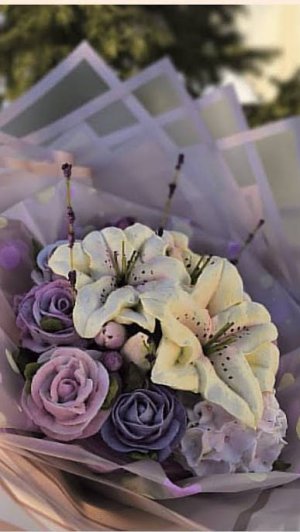 МК🌸Лилии из Зефира🌸🌸Техника разными насадками + Рецепт от Инны Богомоловой