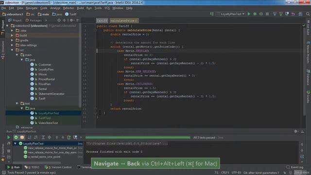Refactoring Java With IntelliJ IDEA - 14 writing tests смотреть онлайн
