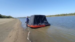 Носовой тент и тент-палатка на лодку ПВХ