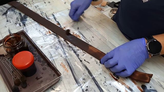 Ремень мужской из натуральной кожи своими руками. Работа с кожей. Ручная работа. Men's Leather Belt смотреть онлайн