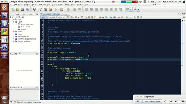Pleasure - application.conf (.conf files features) - Play Framework Plugin for NetBeans смотреть онлайн