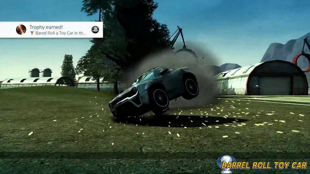 Burnout Paradise Remaster - Airfield Location - Toy Car Barrel Roll - Power Park Your Car смотреть онлайн