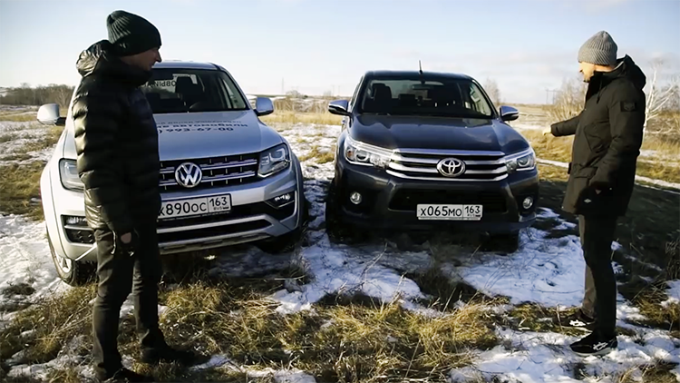 VW Amarok против Toyota Hilux СРАВНЕНИЕ 2017
