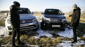 VW Amarok против Toyota Hilux СРАВНЕНИЕ 2017