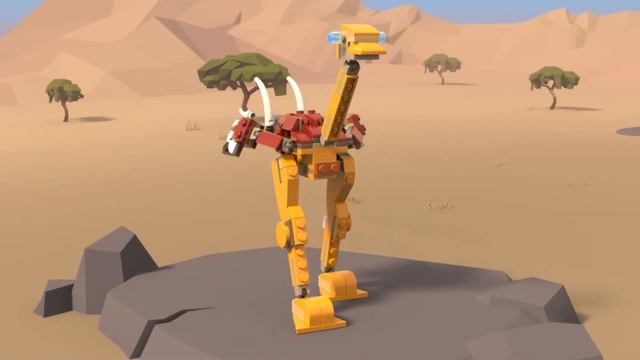 LEGO Creator 3-in-1 Лев 31112 смотреть онлайн