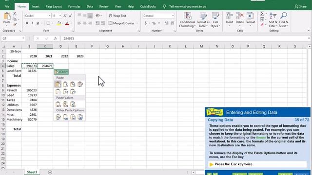 Microsoft Excel 2019 || Writing and Editing || Part-2 смотреть онлайн