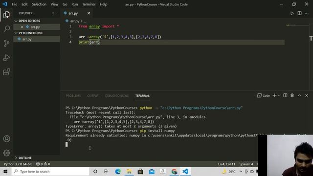 27 How to Install Numpy module in Python Hindi смотреть онлайн