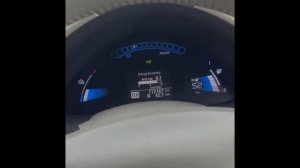 сколько проедет nissan leaf с 8 делениями.
