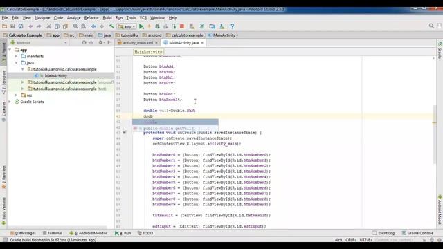 How to create simple Calculator Android App - Android Studio Tutorial for Beginners смотреть онлайн