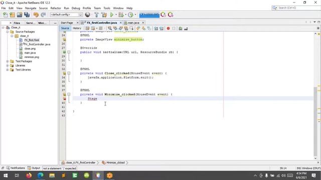 JavaFX Tutorial: How to minimize the window in JavaFX смотреть онлайн