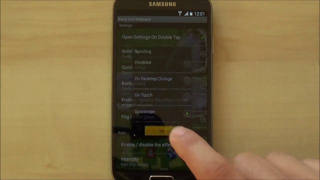 Rainy live wallpaper for Android phones and tablets смотреть онлайн