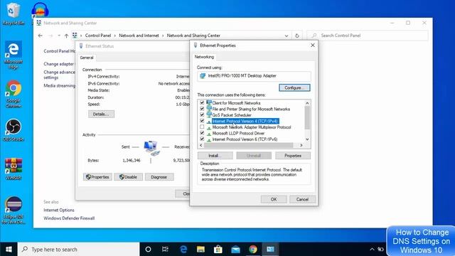 How to Change DNS Settings on Windows 10 | Change the DNS Server смотреть онлайн