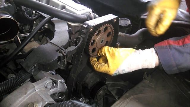 ЗАМЕНА ТЕРМОСТАТА / OPEL VECTRA B - ОПЕЛЬ ВЕКТРА / 1995 1.6 95kW / REPLACING THERMOSTAT
