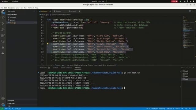 Cassandra SqLite POC смотреть онлайн